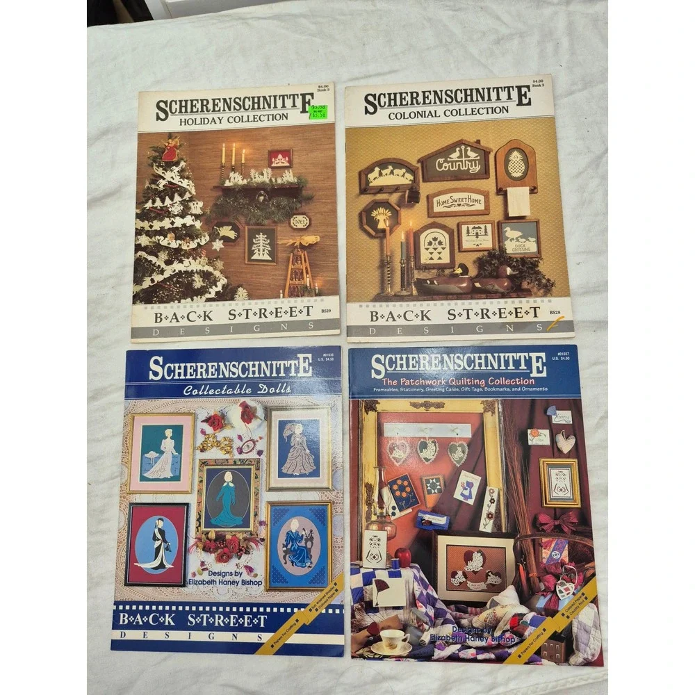 Back Street Designs Scherenschnitte Patterns Unisex OS Multi Vintage Paper Craft